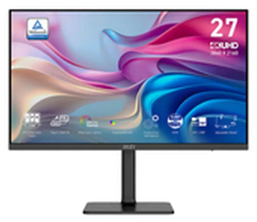 MSI Modern MD272UPHG 27 inch 4K Ultra HD IPS Monitor - Zwart