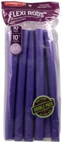 Kiss Flexi Rods 10" 3/4" Rolos Flexíveis #Purple 10 Unds