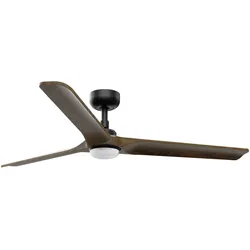 DC Deckenventilator Heywood L Schwarz mit LED & Fernbedienung