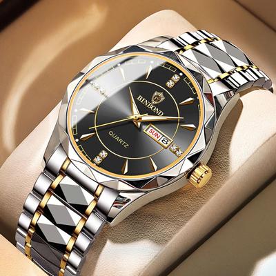 All Categories Goods Men Waterproof Quartz Wristwatch Stainless Steel, Luminous Business Watch Men Waterproof Quartz Wristwatch Stainless Steel, Luminous Business Watch