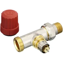 Danfoss Ventilgehäuse RA-N 15 G 3/4 AG, Durchgang, Matt vernickelt, Zubehör Heizen