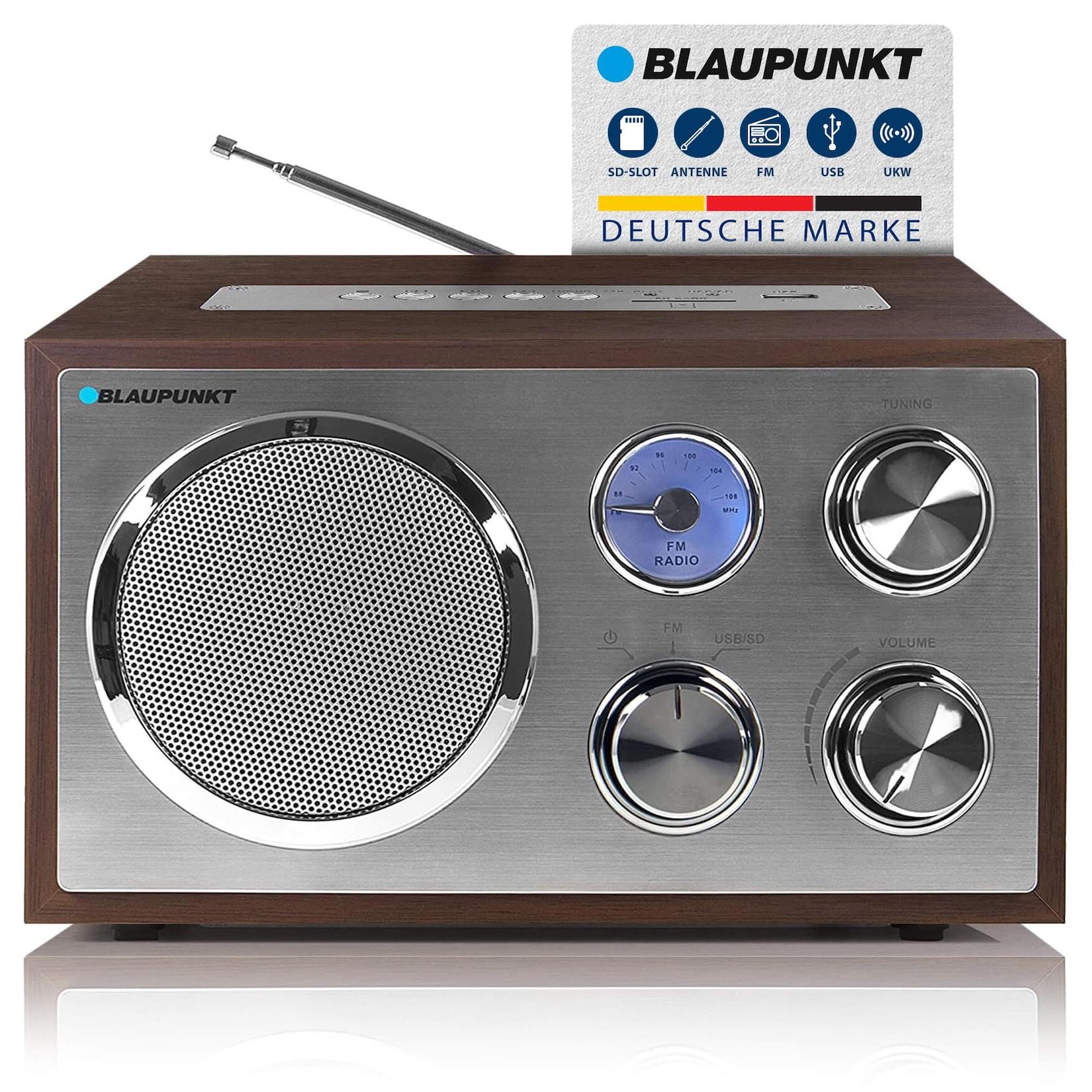RXN 19 Nostalgieradio mit USB Walnuss