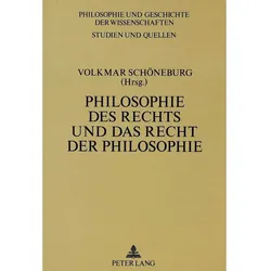 Philosophie des Rechts und das Recht der Philosophie, Fachbücher