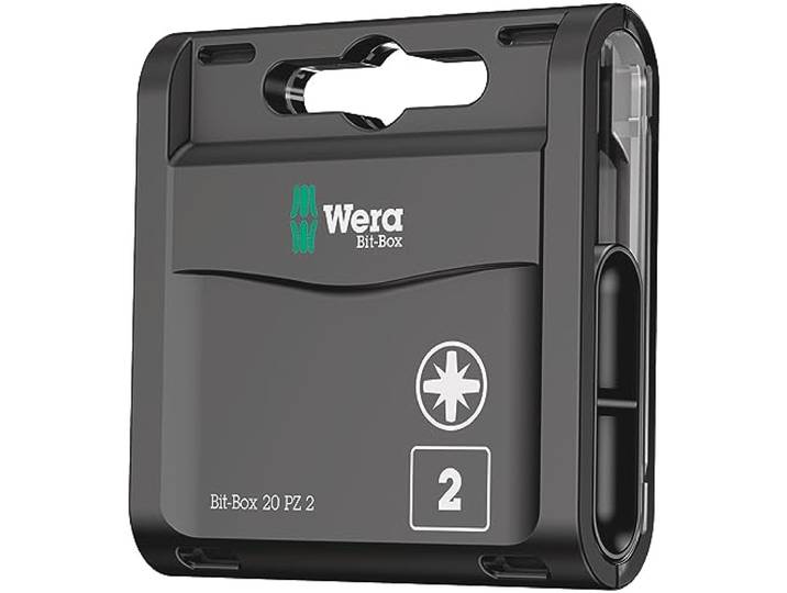 Wera 05057760001 Bit-assortiment, Bitbox 20 PZ 2, 20-delig