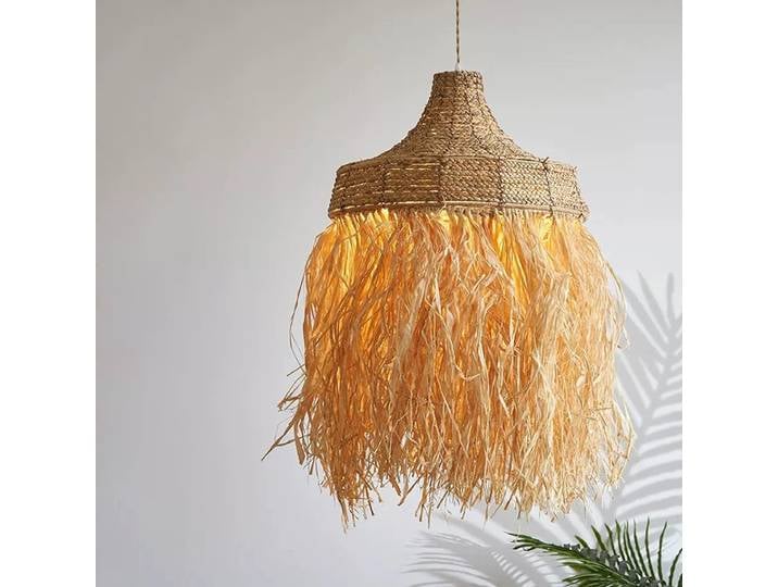 Lampe à suspension de plafond design Wabi Sabi lustre de style japonais pour la décoration de la pièce maison salon chambre cuisine éclairage