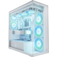 Xtender , Tower-Gehäuse weiß, Tempered Glass x 2 (klar)