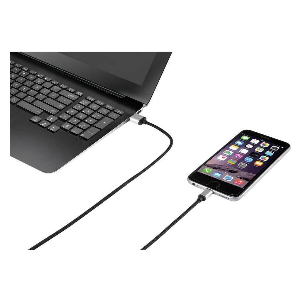 Renkforce Apple Lightning Anschlusskabel für Apple iPod/iPad/iPhone 0.5 m (0.50 m, USB 2.0, 2.50 W) (RF3969327)