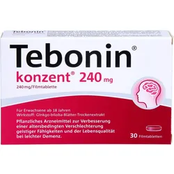 Tebonin Konzent 240mg Filmtabletten 30 ST