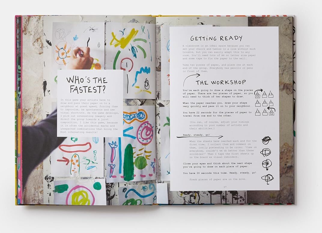 Phaidon Press Art Workshops For Children Hardback By Herve Tullet