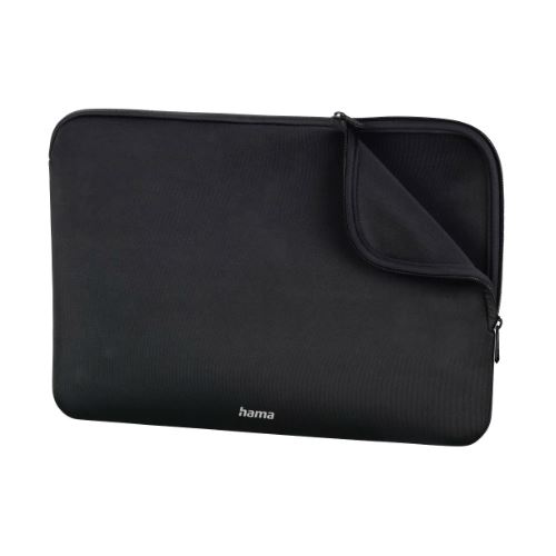hama Laptophülle Neoprene Kunstfaser schwarz bis 39,6 cm (15,6 Zoll)