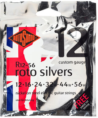 Rotosound Silvers 12-56 Nickel Strings