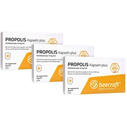 beecraft Propolis Kapseln plus Zink 3X30 St