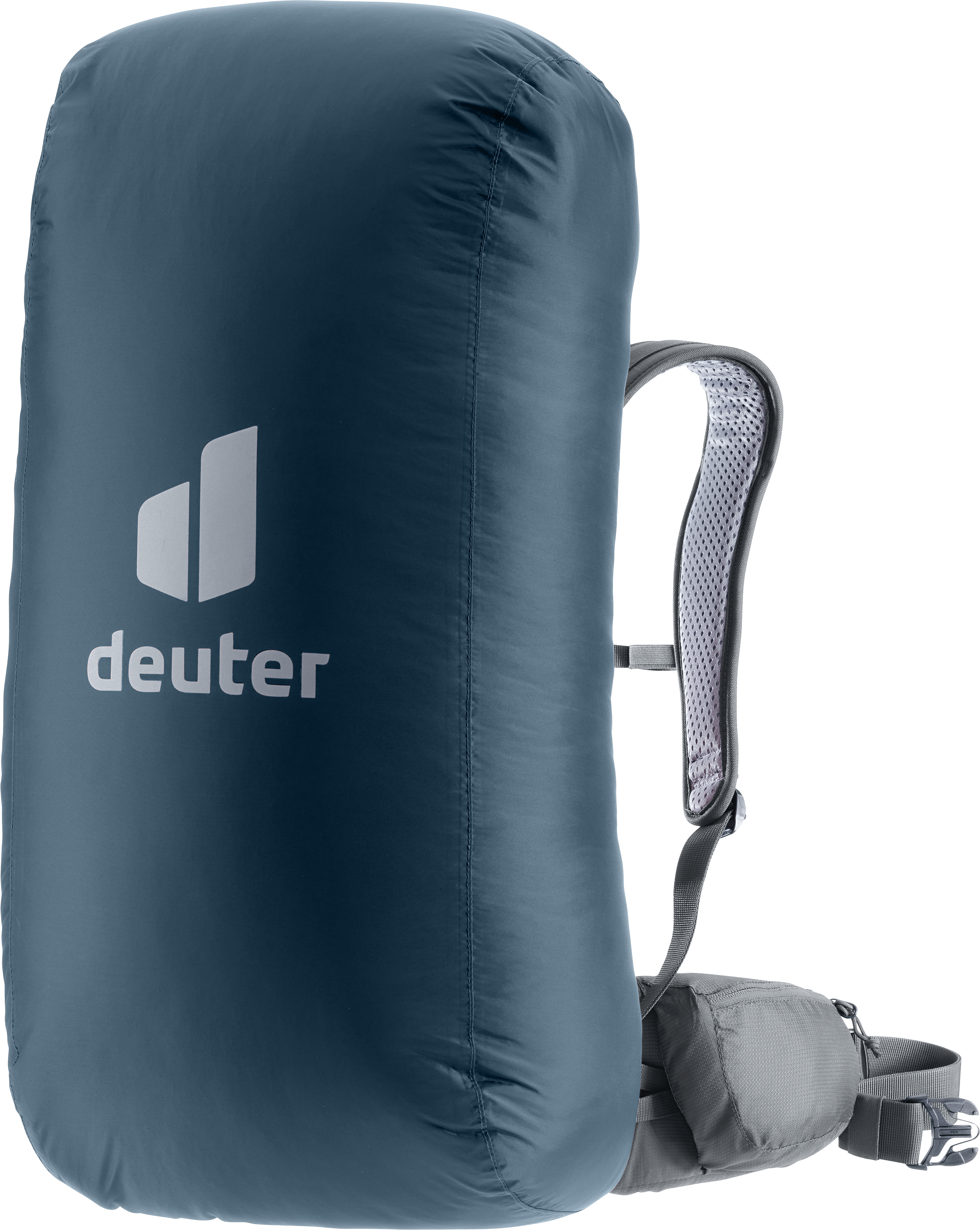 Rucksack-Regenschutz DEUTER "Raincover II 30-50 L", blau (ara), Regenschutz, Kunststoff, Rucksack-Regenschutz, mit PU-Beschichtung, wasserdicht, reflektierende Elemente ara Einheitsgröße