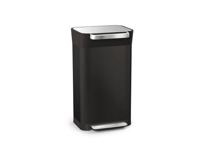 Joseph Joseph Titan Compacteur de Déchets\, Poubelle de Cuisine avec filtre anti-odeurs\, peut contenir jusqu'à 90L après compactage\, 30L\, Noir