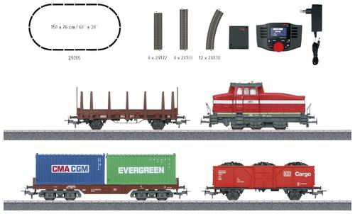 Märklin 29065 H0 Digital-Startpackung "Moderner Rangierbetrieb mit DHG 500"