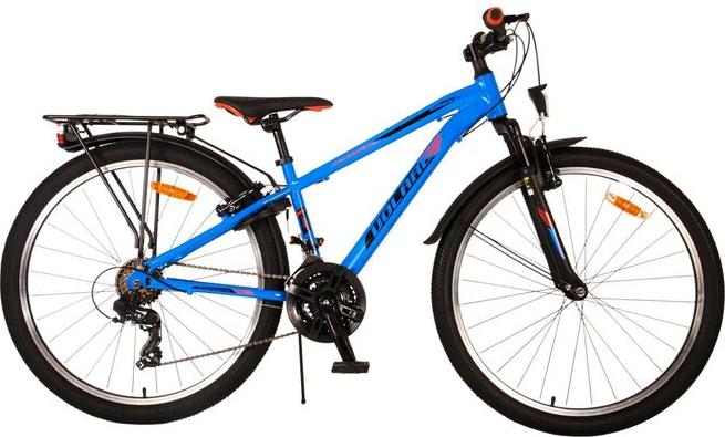 Volare Cross Kinderfahrrad - Jungen - 26 Zoll - Blau - 21 Gänge - Zwei Handbremsen