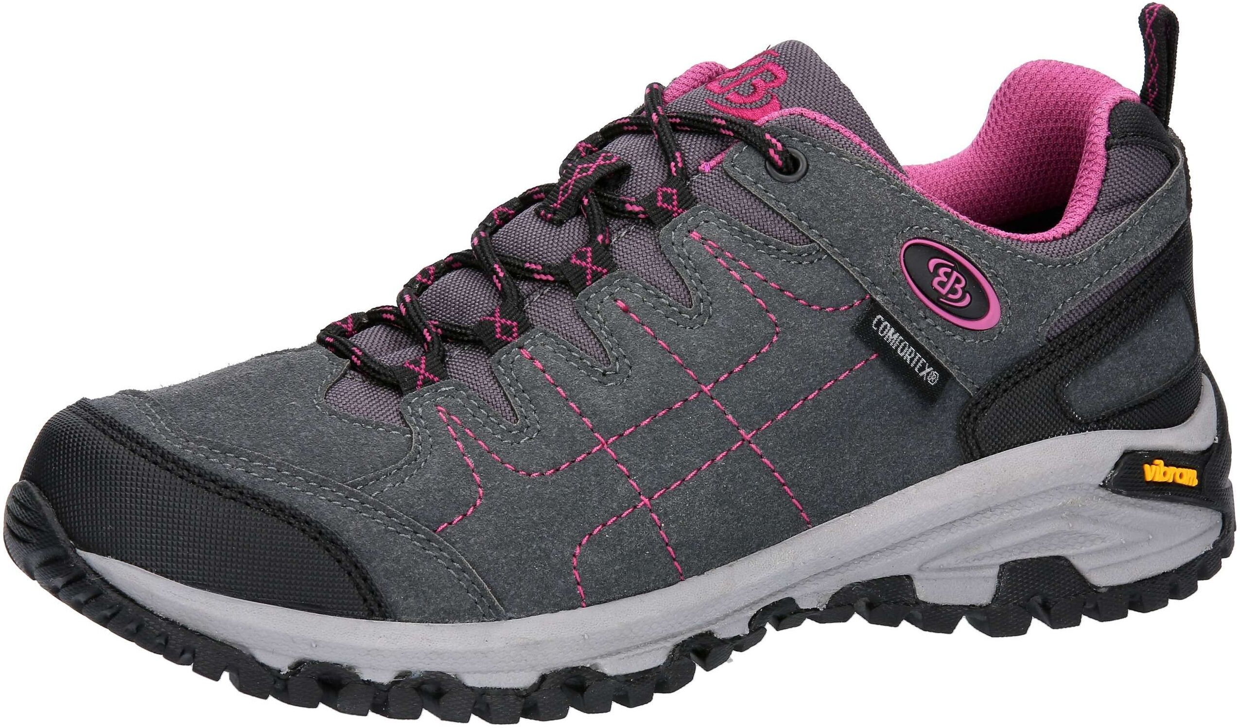Outdoorschuh BRÜTTING "Outdoorschuh Mount Shasta Low", Damen, Gr. 40, grau, Synthetik, Schuhe Outdoorschuh grau 40