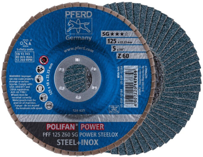 Pferd Disque à lamelles Z 60SG droit 125mm K60 (67686125)