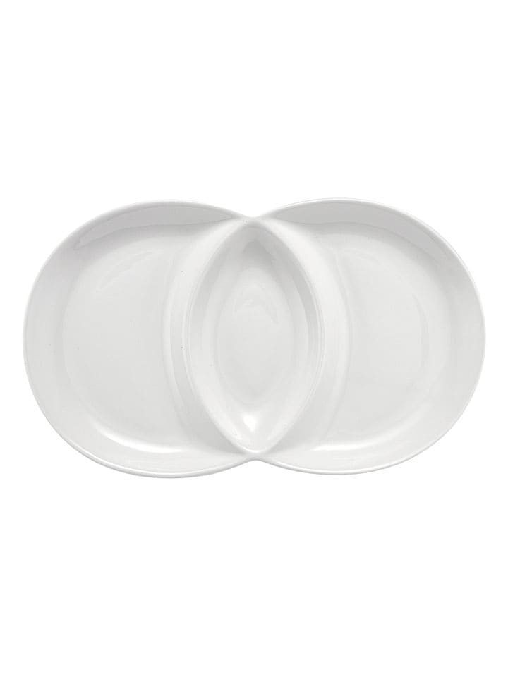 Ladelle Servierplatte "Serve & Share" in Weiß - (B)43 x (H)27 cm - onesize
