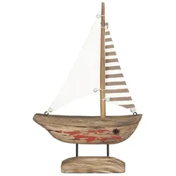 IB Laursen Schiff Nautico, rot, 18,5 x 4,7 x 28,5 cm