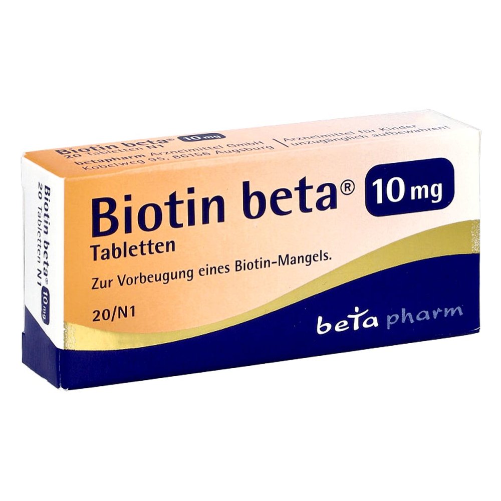 betapharm Arzneimittel GmbH Biotin Beta 10 Mg Tabletten 17386943