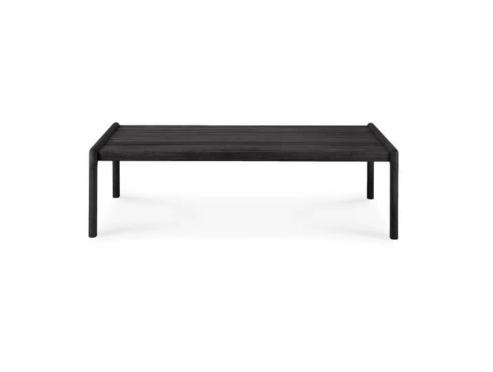Ethnicraft Jack Outdoor Couchtisch schwarzgebeizt teak 120×65 cm