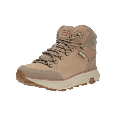 Trekkingschuh WALDLÄUFER "Waldläufer Wanderschuhe Nubukleder/Textil", Damen, Gr. 40, Textil, dunkelbeige, Nubukleder, Textil, Schuhe Trekkingschuh