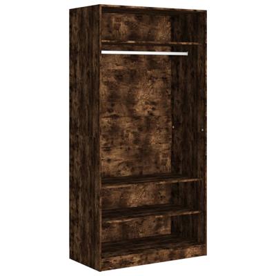 vidaXL Kleiderschrank Räuchereiche 100x50x200 cm Holzwerkstoff