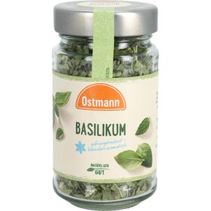 Ostmann Basilikum im Glas, gefriergetrocknet und gerebelt, 8,5 g