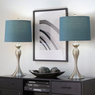 Lumisource Ashland Table Lamp Pair, Pair, Dark Blue