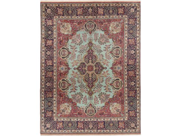 Täbriz Teppich 290x388 Handgeknüpft Orientteppich Perserteppich