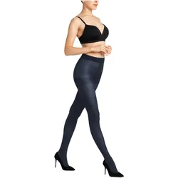 2er Pack camano 3D Premium 60 DEN Strumpfhose Damen 0004 - navy 42/44