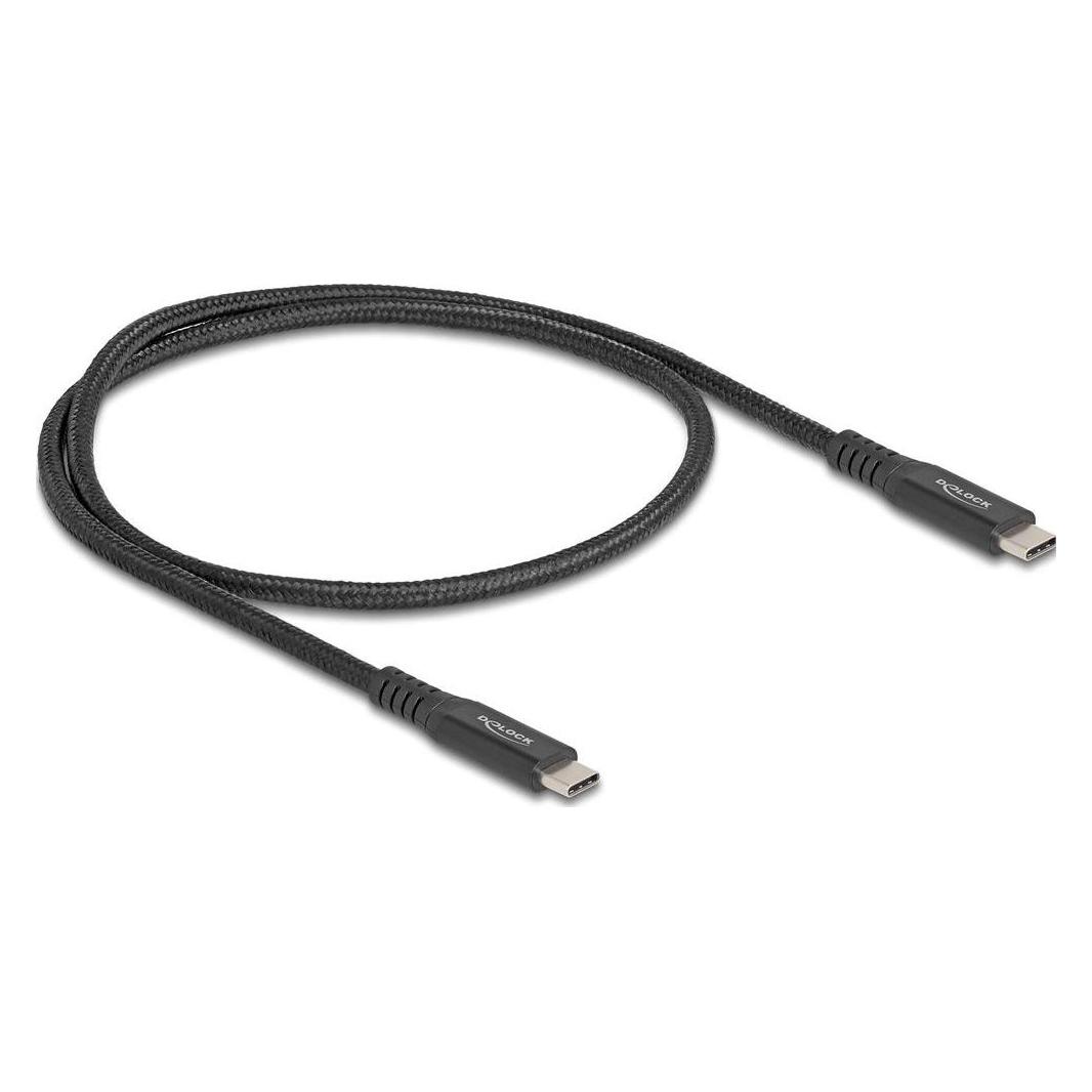 Delock USB4-Kabel Type-C Daten / Display / PCIe (0.50 m, USB 4, 100 W) (80023)