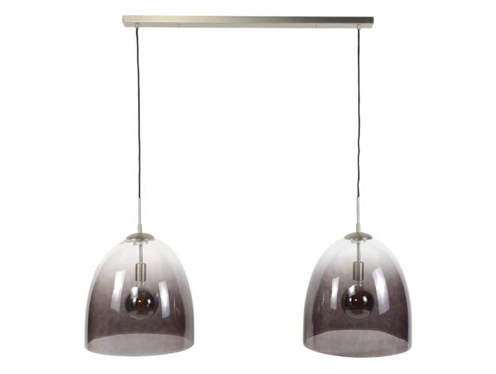 Liadomo Pendelleuchte Cibola, Rauchglasschirme, Esstischlampe -