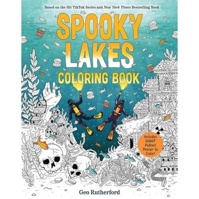 Spooky Lakes Coloring Book, Taschenbuch von Geo Rutherford, Abrams & Chronicle Books, 978-1-4197-8410-1