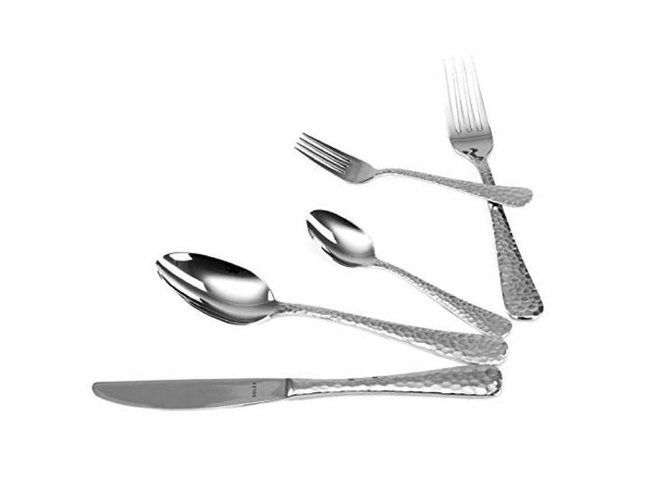 Solex Lena - Besteckset 120 tlg. 'Hammerschlagoptik' - für 24 Personen