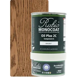 Rubio Monocoat Set Oil Plus 2C Walnut 390ml (A+B) - 390ml [15m2]