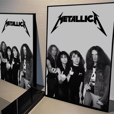 Metallica Classic Band Poster Canvas Wall Art For Living Room Decor ...and Justice For All Lady Justice Cover 7.87x9.84in (no Frame)
