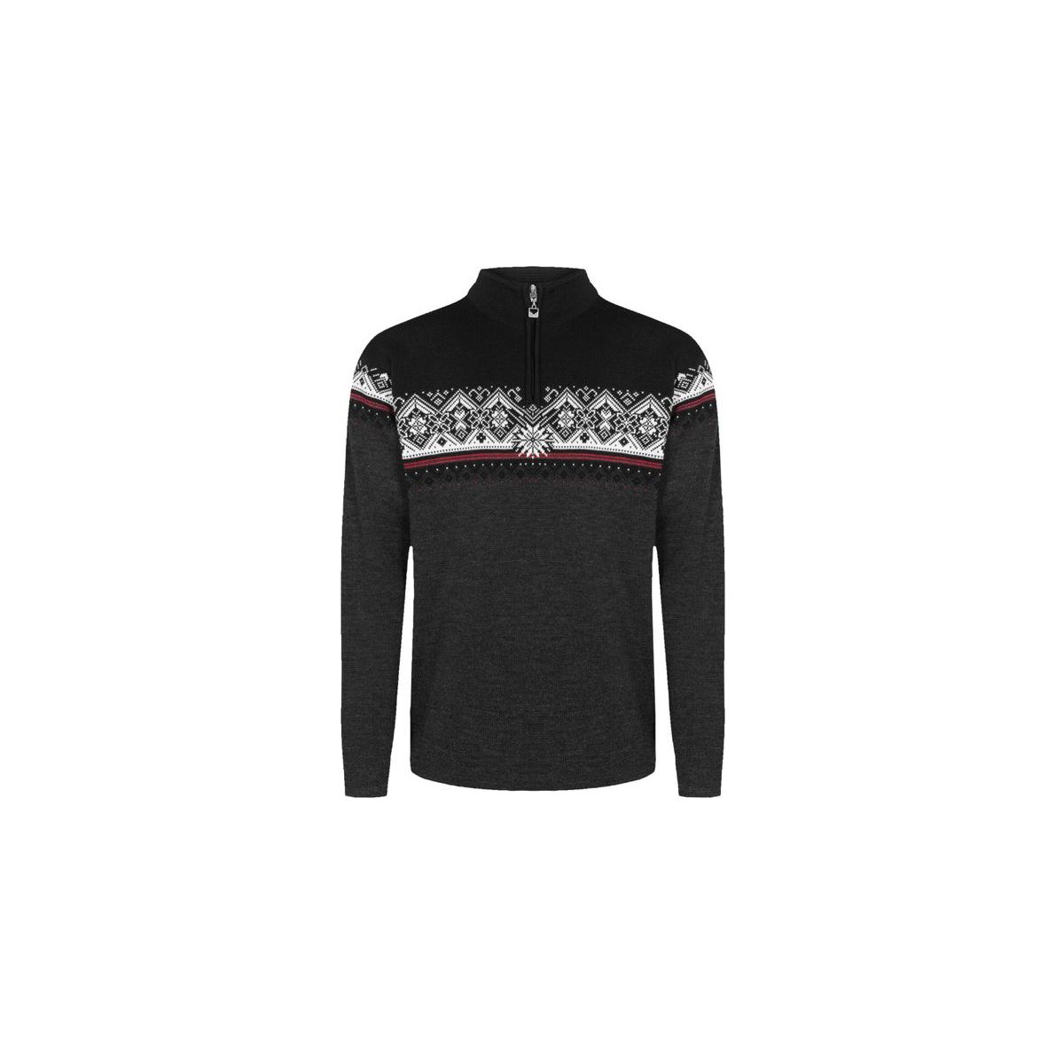Dale of Norway Moritz Masc Sweater darkcharcoal raspberry black (E) L 91391-E-L