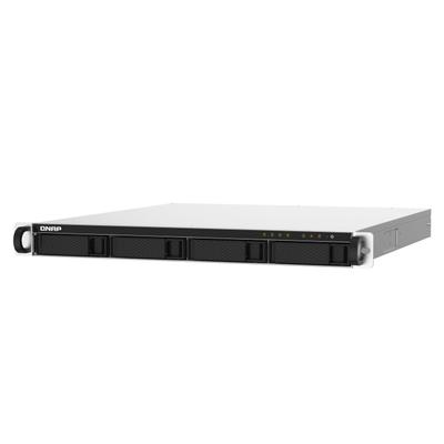 QNAP NAS-Server "TS-432PXU-RP", schwarz-weiß (schwarz, weiß), B:62,3cm H:16,4cm T:66,8cm, NAS-Server, NAS-Server