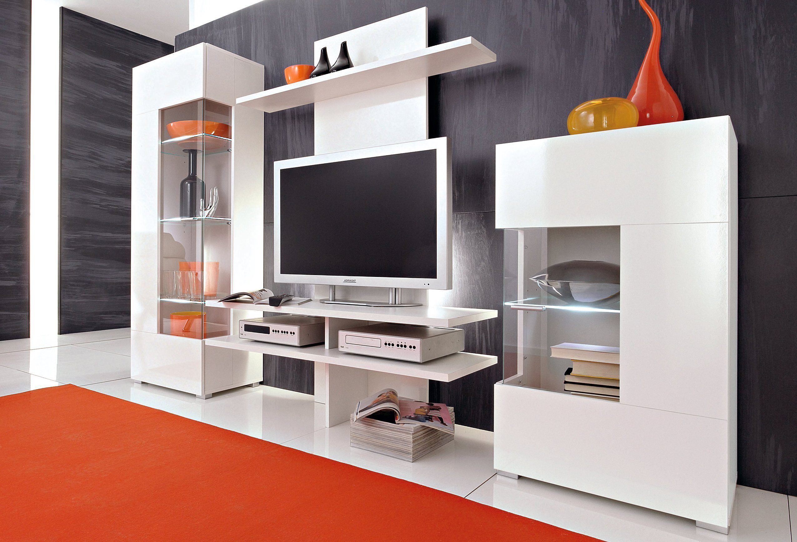 TV-Rack HÖLTKEMEYER "Happy", weiss (weiß, weiß), Sideboards, TV-Rack weiß, weiß Einheitsgröße