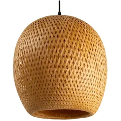 Invicta Interior Pendelleuchte Organic Living 1 Bambus, Ø 35 cm, Höhe 36 cm