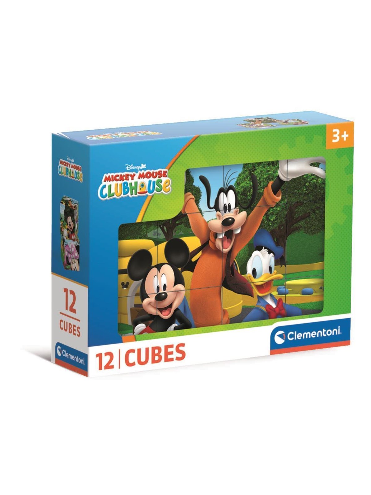 Clementoni Mickey Mouse Clubhouse Cube Puzzle 2026 12 pieces Block