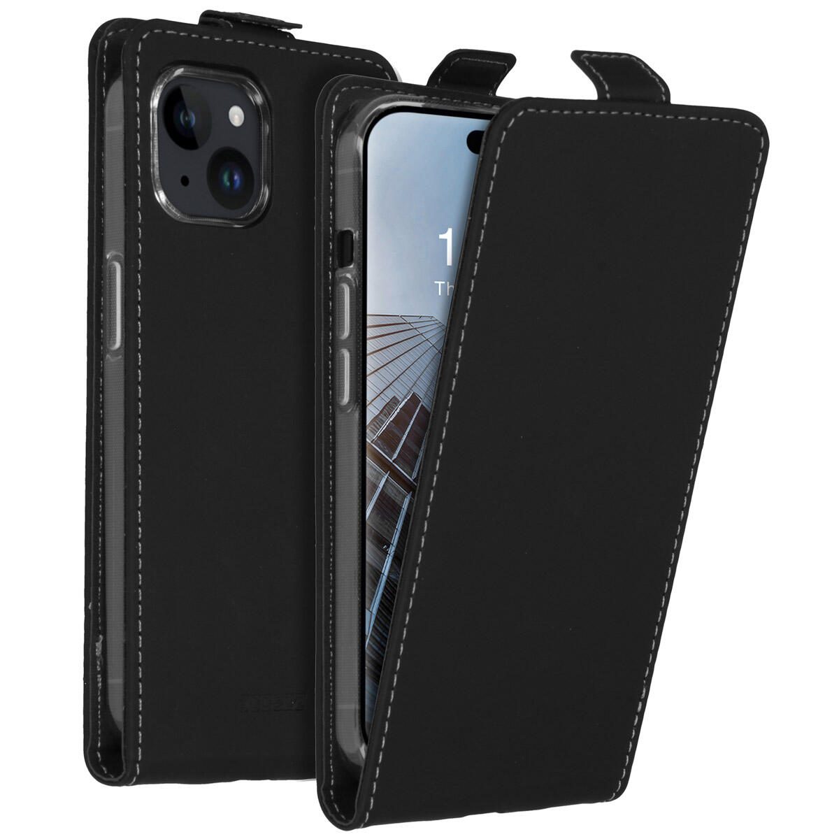 Accezz Flipcase für das Apple iPhone 15 - Schwarz SH00064317