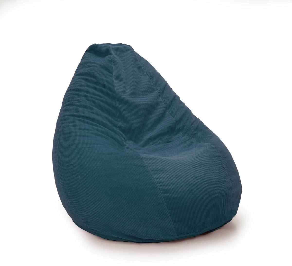 Drop & Sit compacte zitzak trendy rib corduroy petrol 180L