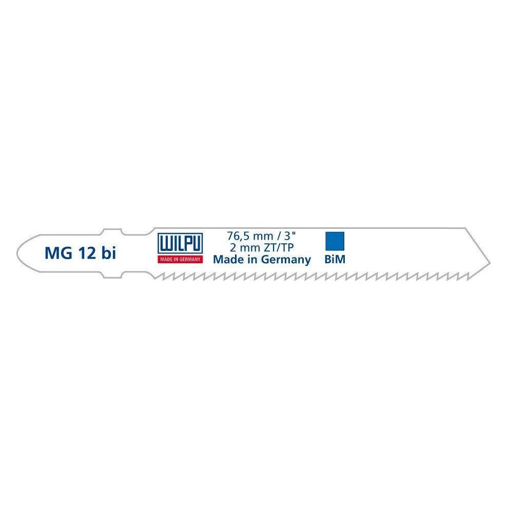 Wilpu Saws color for metals, aluminum (5pcs.) MC 12 bi (2501)