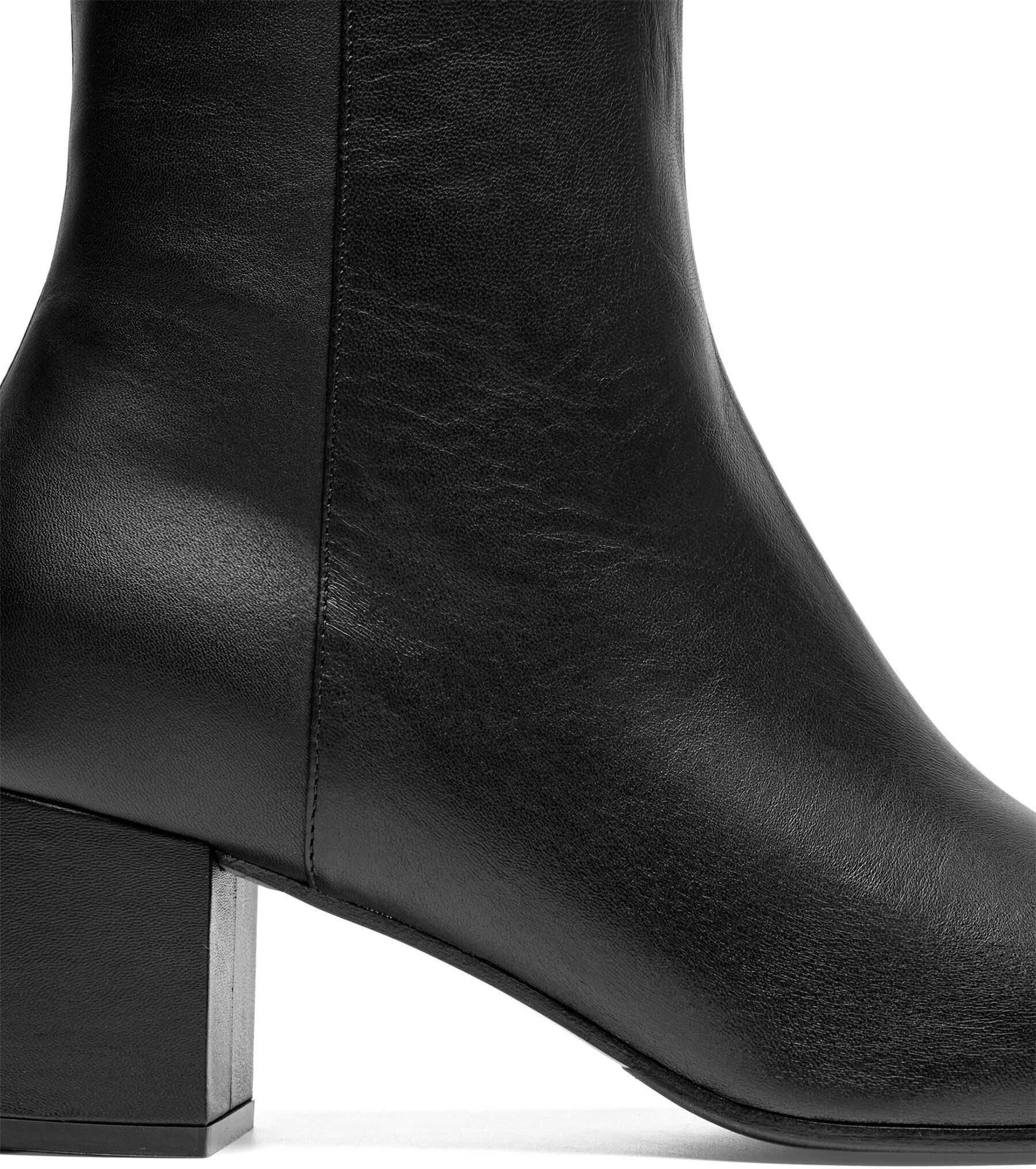 Schlupfboots HENRY STEVENS "Audrey AB50 Businessschuh", Damen, Gr. 39, Leder, schwarz, Ziegennappa, Schuhe Schlupfboots, Damen Stiefelette mit Absatz handgefertigt, Lederschuhe