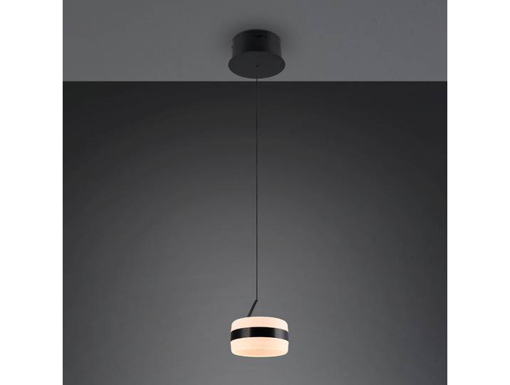 Trio Lighting Hängeleuchte Dios, dimmbar, schwarz, für Wohn- / Esszimmer, Metall, Modern