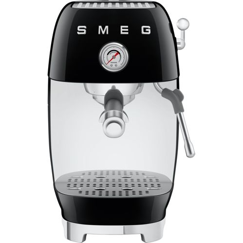SMEG ECF03BLEU Premium Siebträgermaschine schwarz