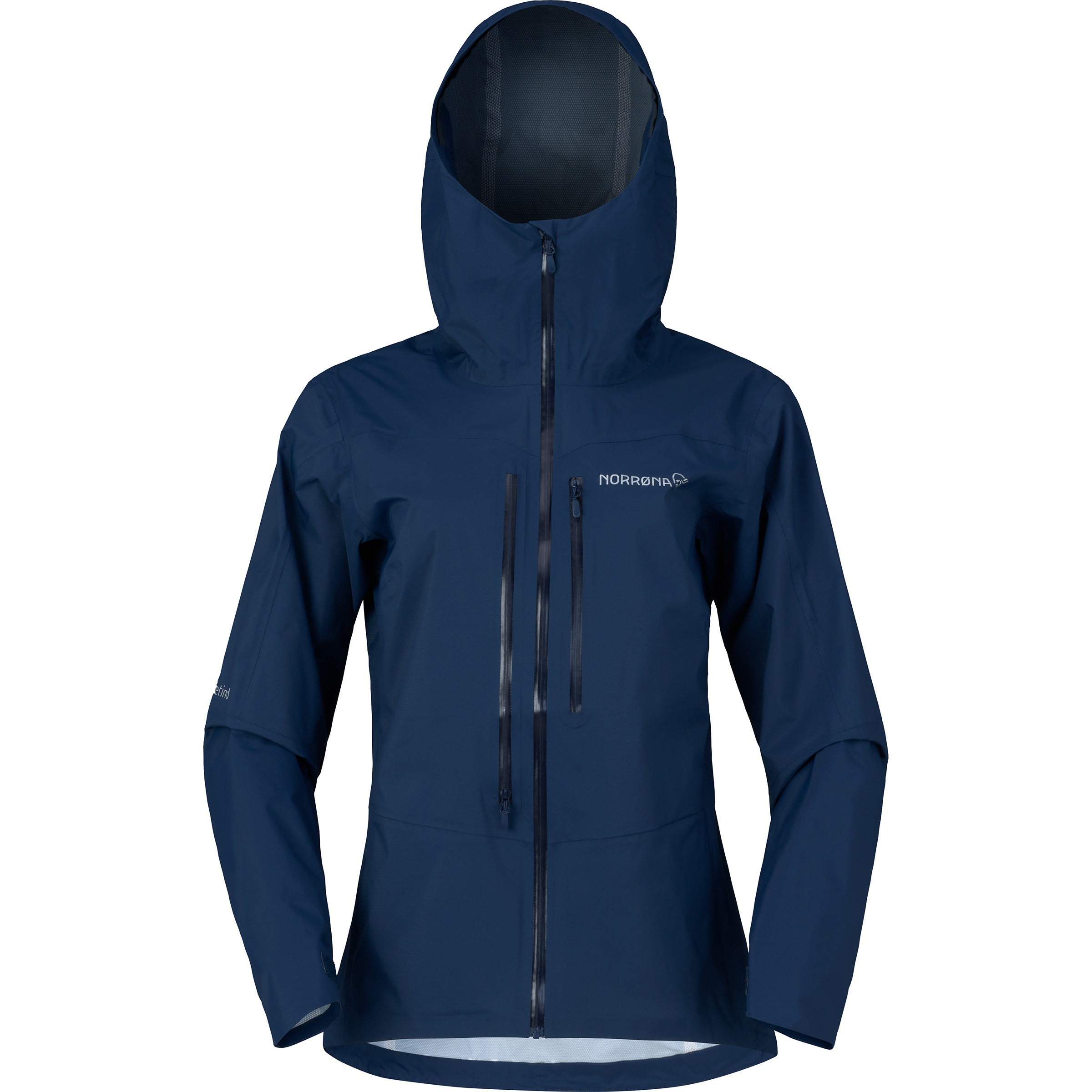 Norrona Falketind Dri1 Damen Regenjacke blau Größe S Trekking Winddicht